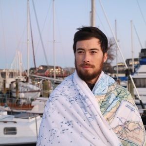 Nautical Chart Blanket
